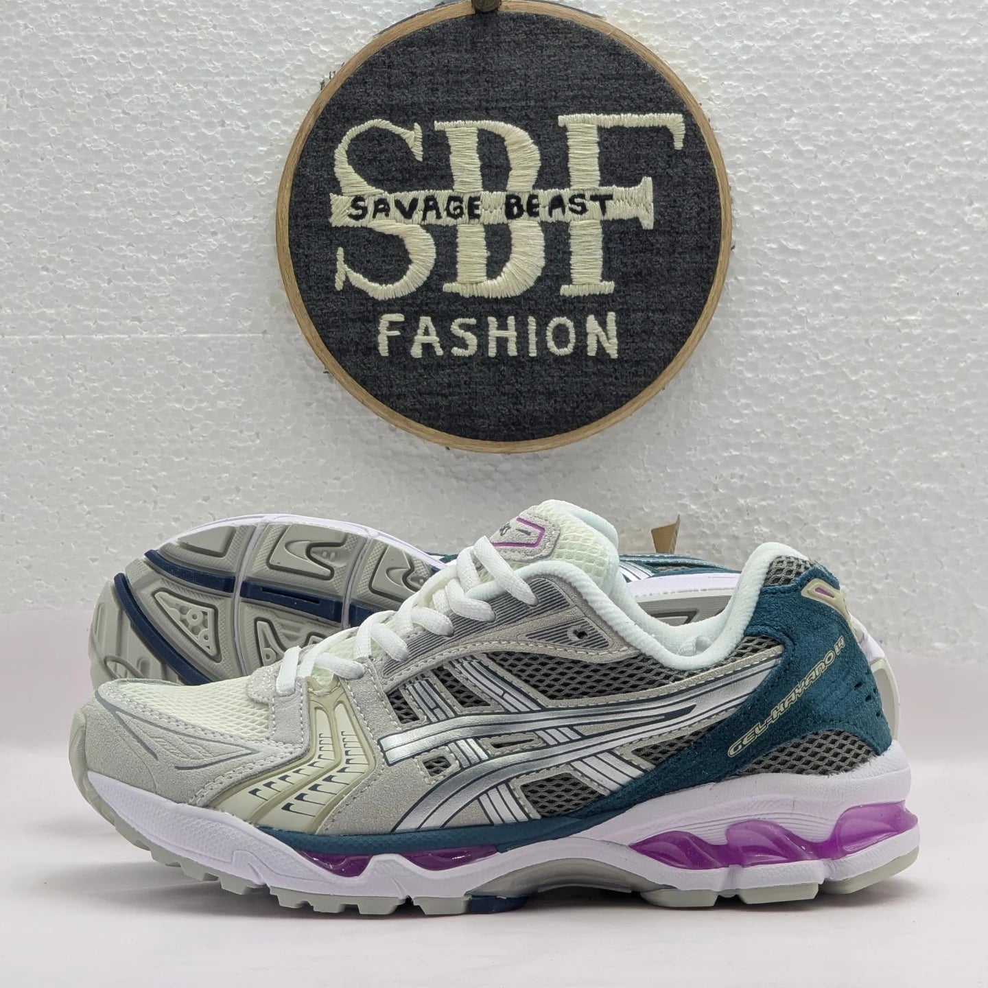 ASICS GEL KAYANO 14 WHITE MIDNIGHT