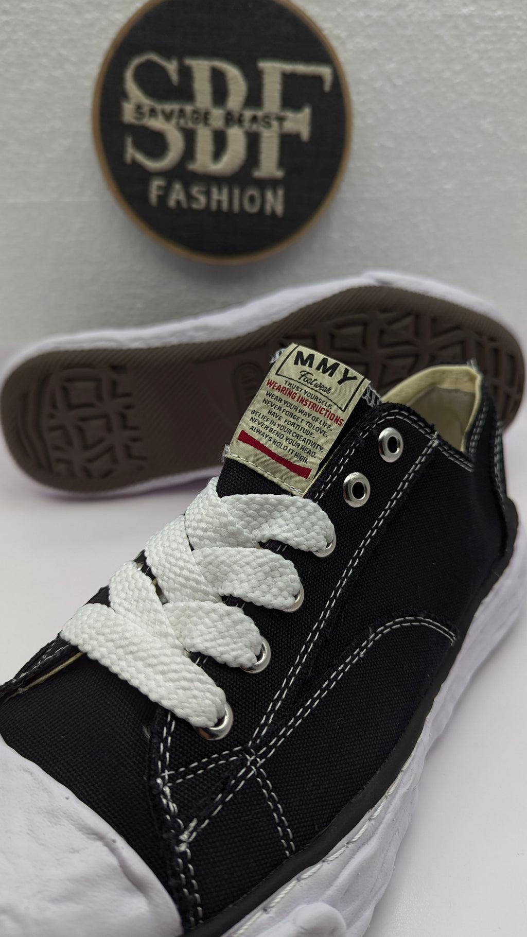 Yasuhiro modèle Peterson 23 OG Sole Canvas Low black