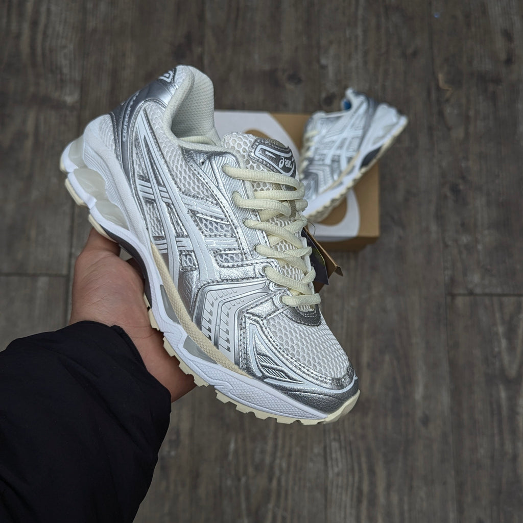 ASICS GEL KAYANO 14 white silver