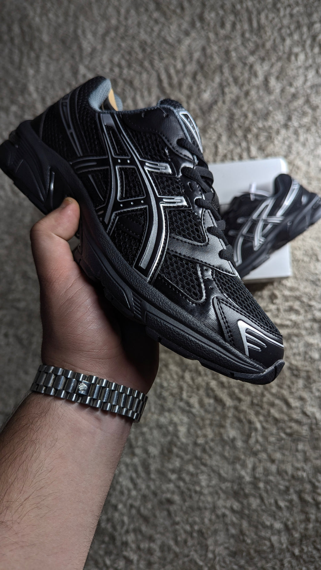ASICS GEL 1130 black silver-pure