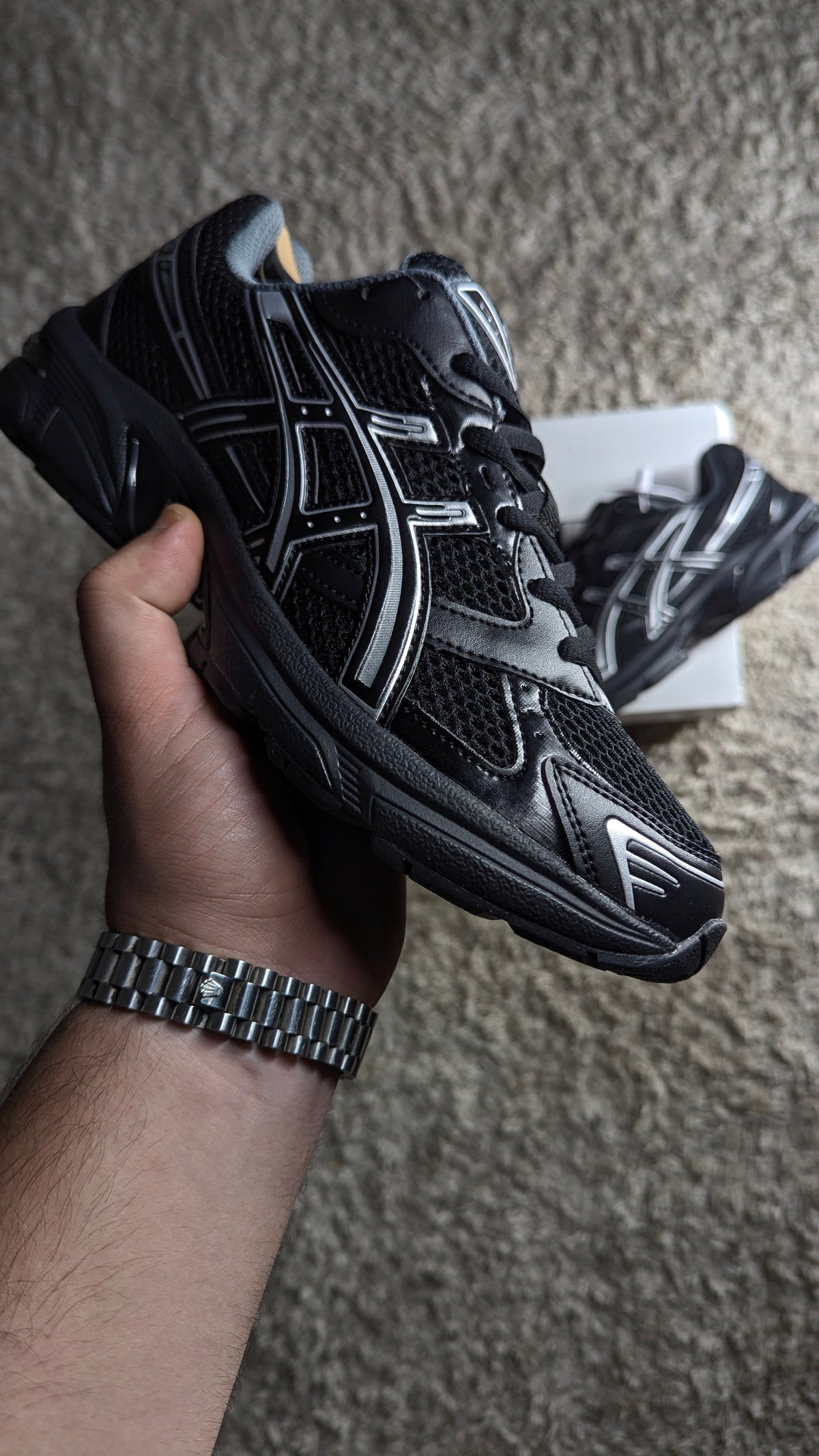 ASICS GEL 1130 black silver-pure