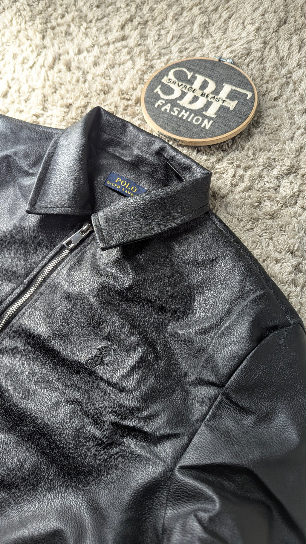 RALPH LAUREN LEATHER JACKET