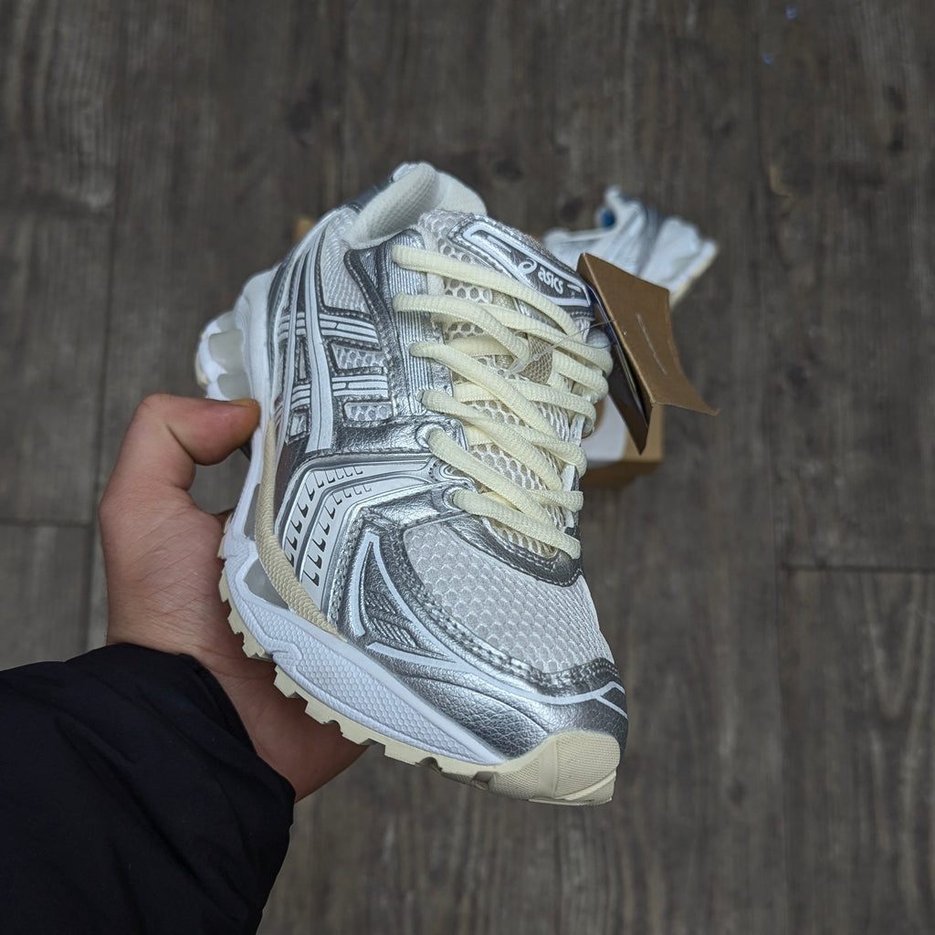 ASICS GEL KAYANO 14 white silver