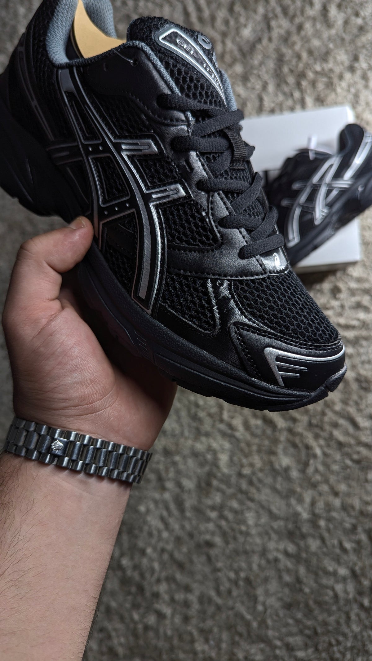ASICS GEL 1130 black silver-pure