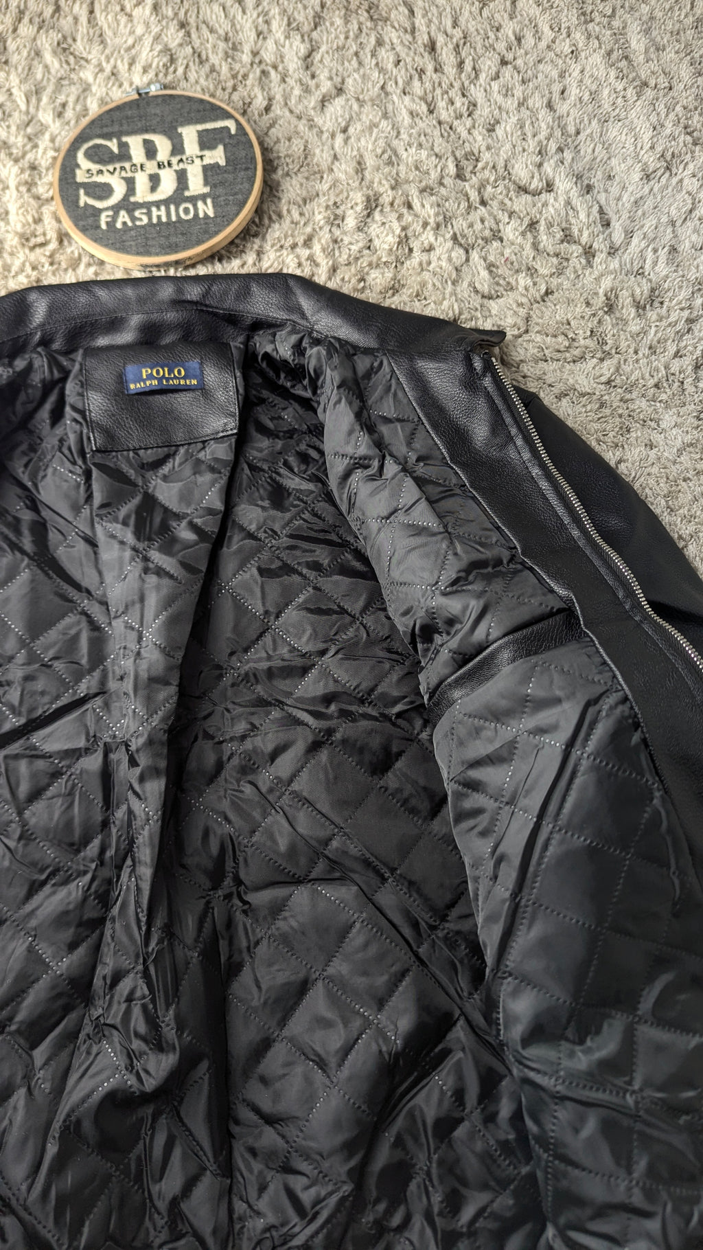 RALPH LAUREN LEATHER JACKET