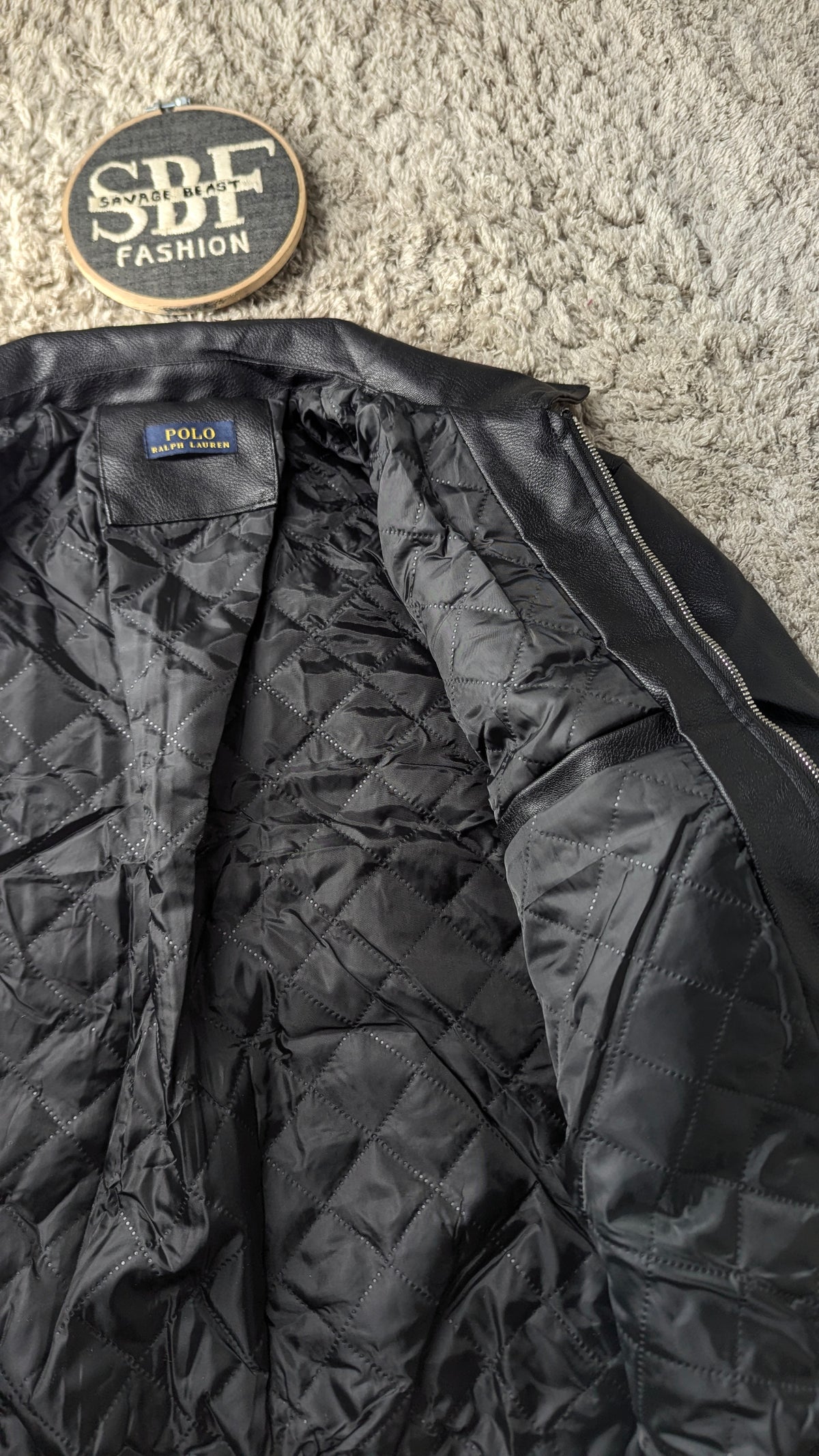 RALPH LAUREN LEATHER JACKET