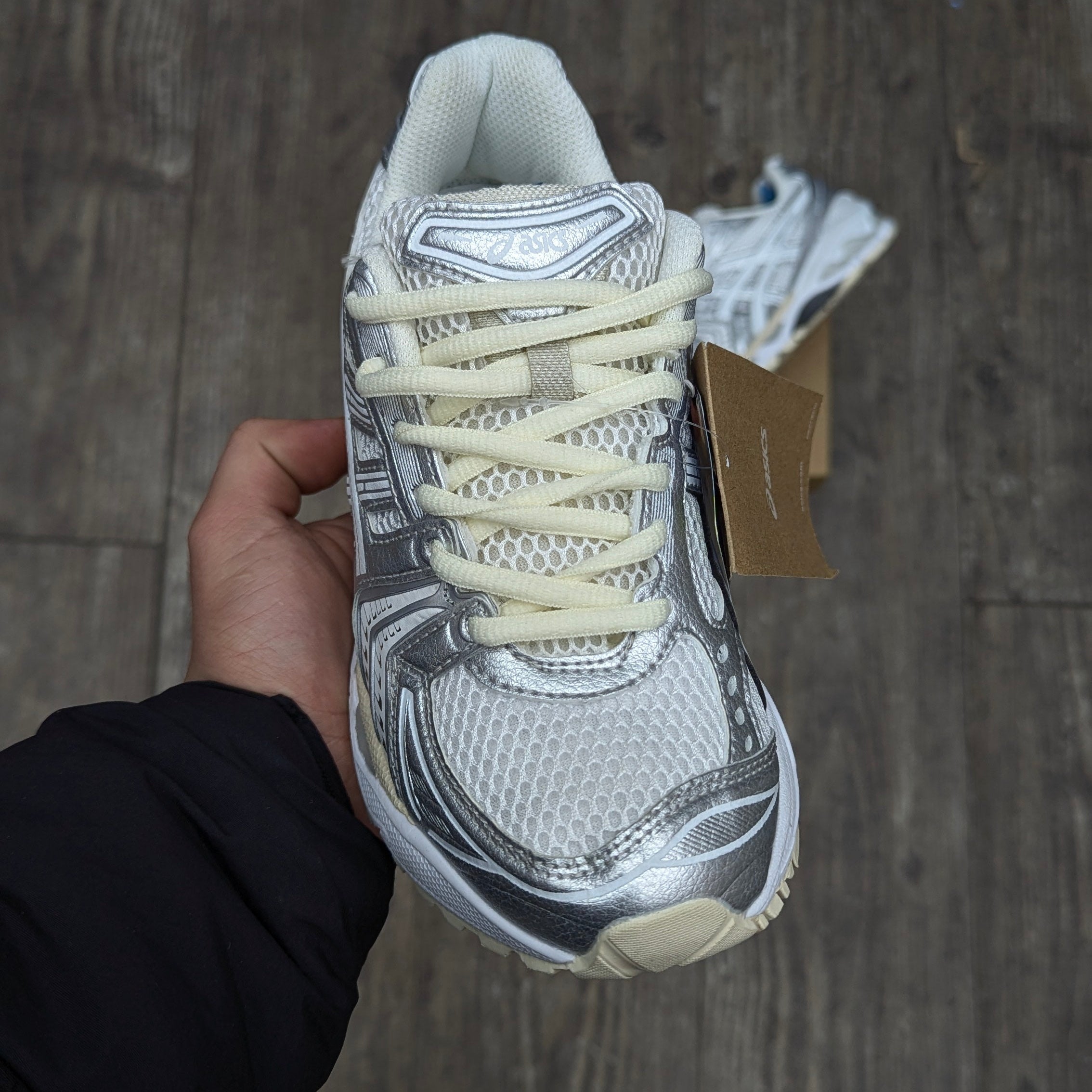 ASICS GEL KAYANO 14 white silver